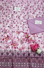 Women's Embroidered Lawn Suit Pink 2 Pcs Bakra Eid
